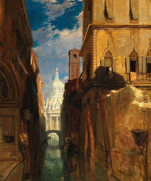 Venice: Santa Maria della Salute, 1845 (oil on canvas)