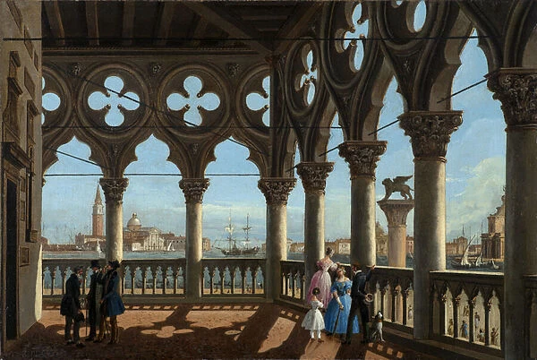 Venise - Loggia of the Doges Palace par Chilone, Vincenzo (1758-1839)