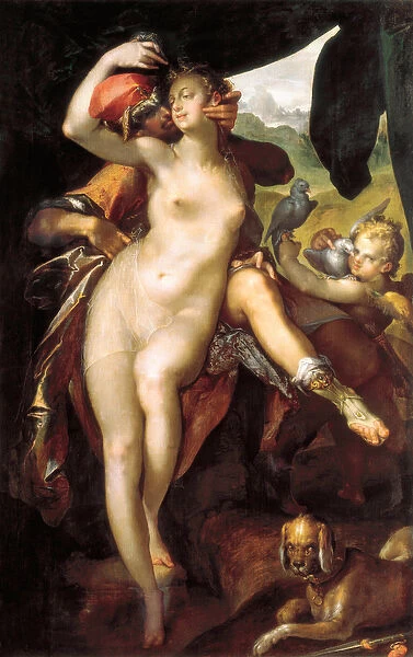 Venus and Adonis, 1597 (oil on canvas)