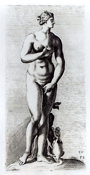Venus Aphrodite, c. 1653 (etching) (b  /  w photo)