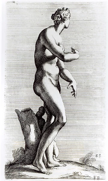 Venus Aphrodite, c. 1653 (etching) (b  /  w photo)