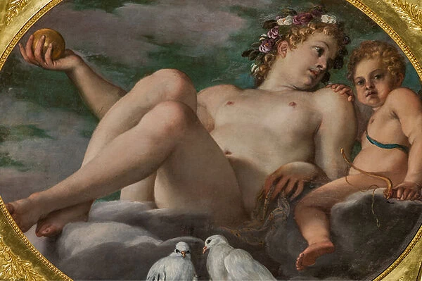 Venus and Cupid, detail of 2384628, 1592 (oil on canvas)