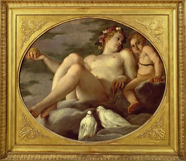 Venus and Cupid, c. 1580-1600 (oil on canvas)