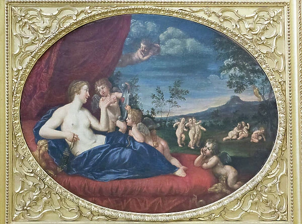 Venus and Cupids, 17th century (oil on canvas)