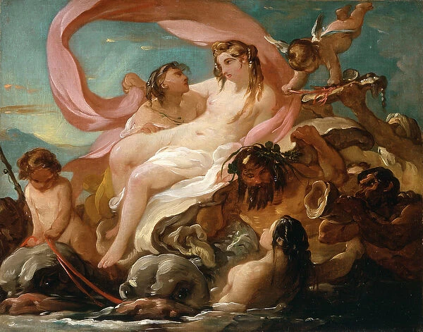 Venus Emerging from the Sea, c. 1754-5 (oil on canvas)