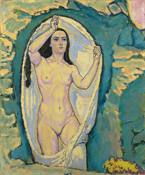 Venus in the Grotto - Moser, Koloman (1868-1918) - c. 1914 - Oil on canvas - 75, 5x62, 7 - Leopold Museum, Vienna