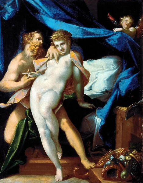 Venus and Maia, 1575-80 (oil on canvas)
