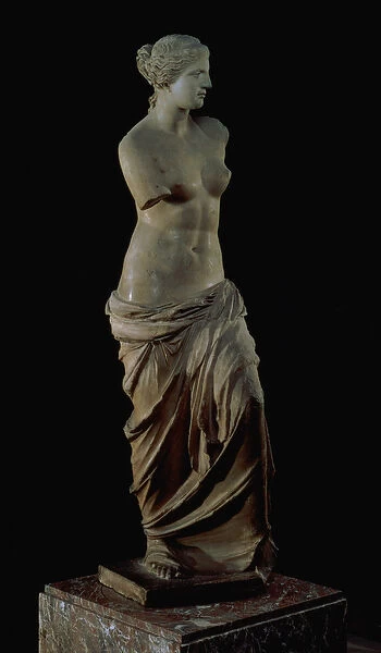 Venus de Milo, Greek, Hellenistic period, c. 100 BC (marble) (for front view see 14152)