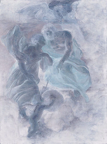 Venus supplicating Jupiter (oil on oak panel)