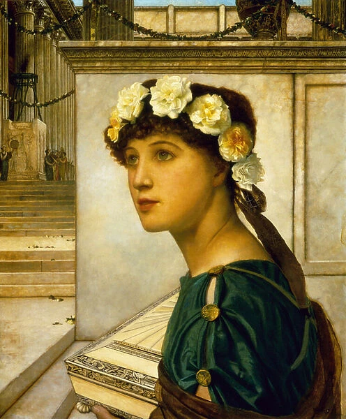 A Vestal, 1885 (oil on canvas)