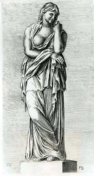 Veturia, Mother of Coriolanus, c. 1653 (etching) (b  /  w photo)