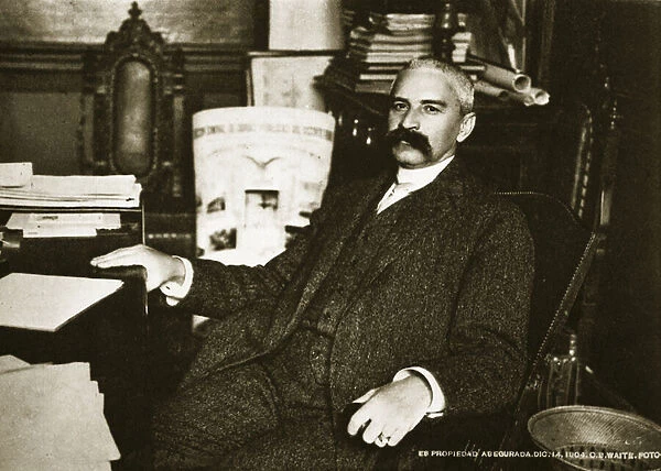 Vice President Ramon Corral, December 14th, 1904 (b  /  w photo)