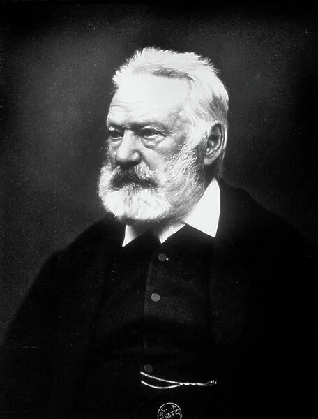 Victor Hugo (1802-1885) French poet and novelist, here c. 1885
