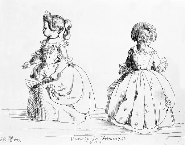 Victoria, The Princess Royal, 1843 (litho)