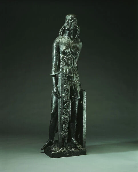 Victory, c. 1921 (bronze with dark brown patina)