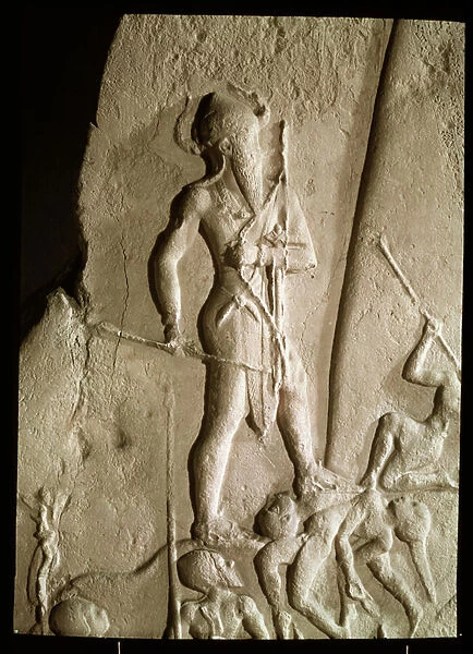 Victory Stele of Naram-Sin (2225-2185 BC) King of Akkad over the Lullubi, Akkadian Period