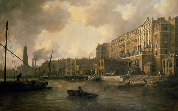 View of the Adelphi From the River Thames