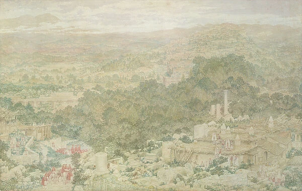 A View of the Ancient City of Tlos in Lycia, 1883 (w  /  c on paper)