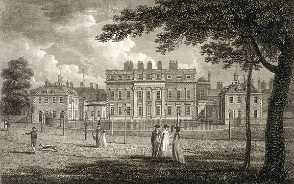 View of Buckingham House, engraved by W. Knight, published 1799 (engraving)