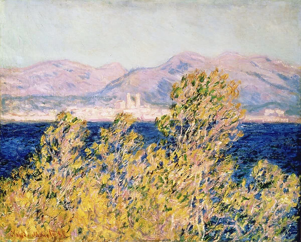 View of the Cap d Antibes with the Mistral Blowing, 1888 (oil on canvas)