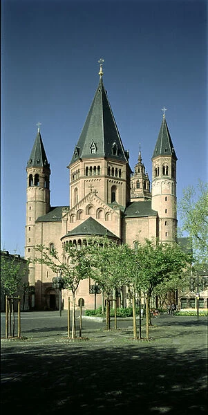 View of the Cathedral of St. Martin and St. Stephan from the north-east (photo)