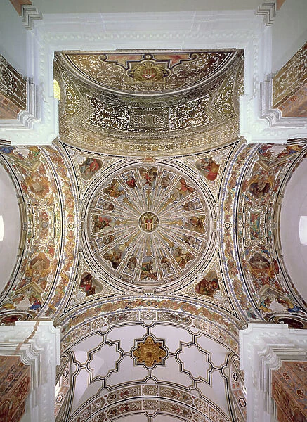 View of the ceiling and dome (photo)