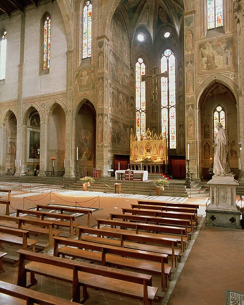 View of the church apse (photo)