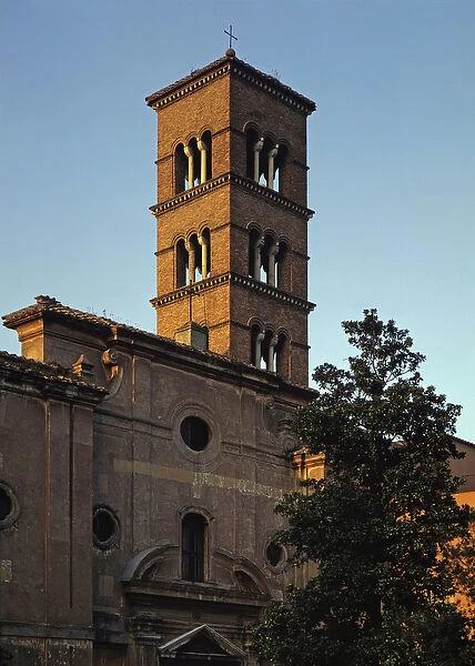 View of the church of San Sisto vecchio, 5th-12th century