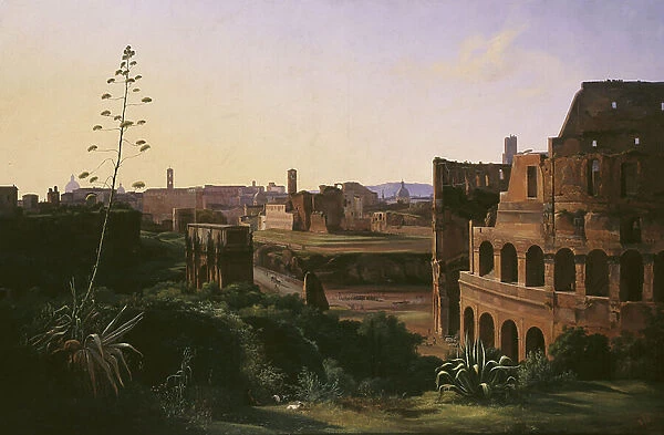 View of the Colosseum in Rome, 1837 (oil on canvas)