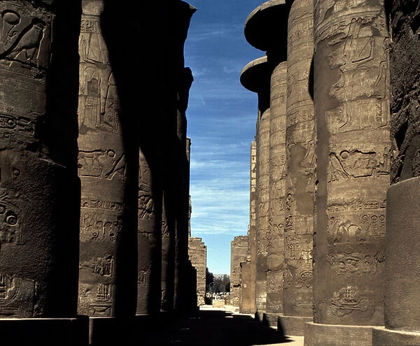 View of Columns of Great Hypostyle Hall