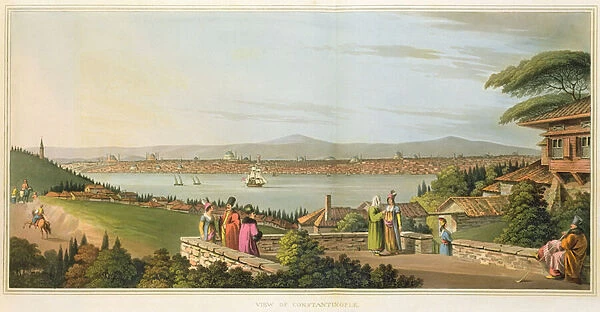 View of Constantinople, plate 1 from Views in the Ottoman Dominions pub