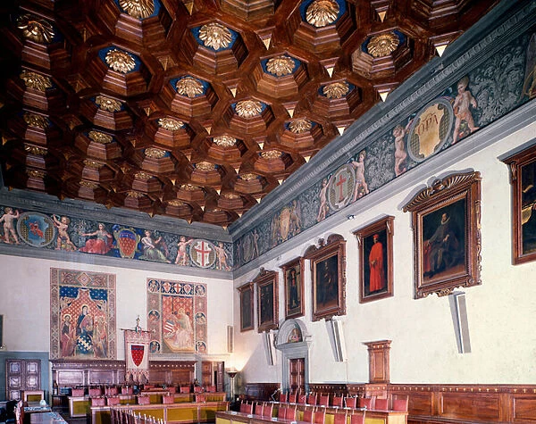 View of the Council room, 15th century