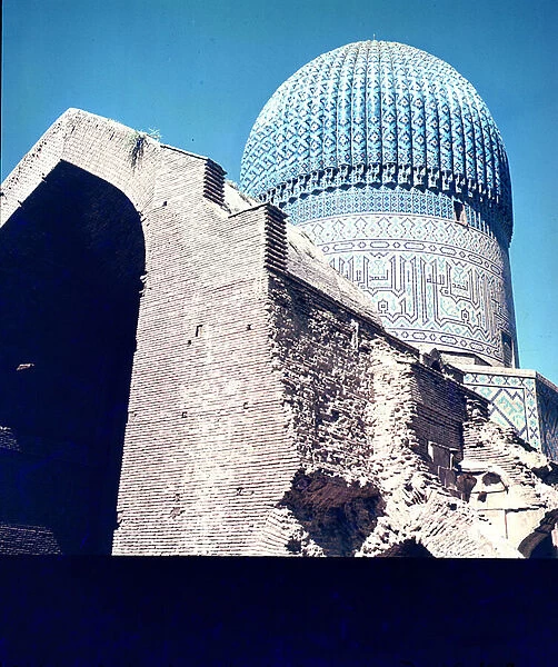 View of the dome, Timurid period, c. 1403 (photo)