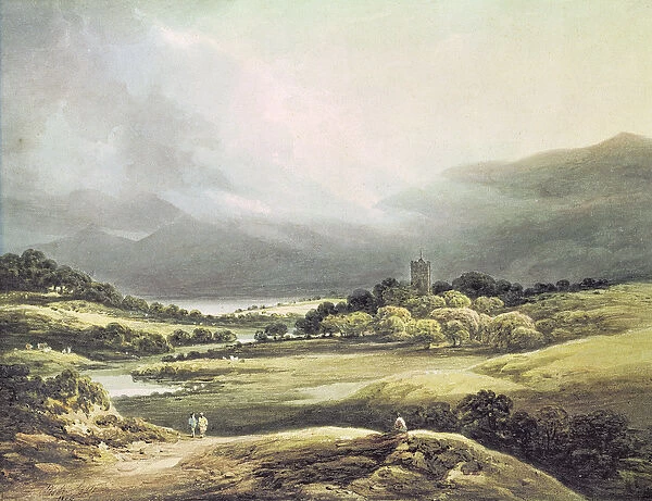 View of Dunloe Castle, Killarney, 1805 (w  /  c on paper)