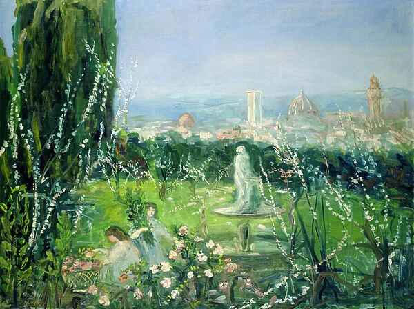 View of Florence, c. 1909 (oil on canvas)