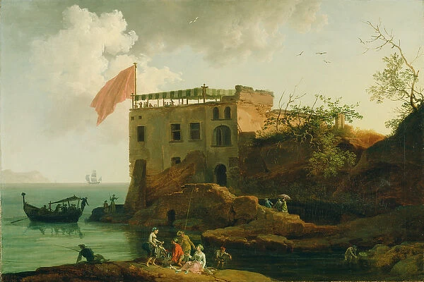 View of Gaiola, c. 1770-90 (oil on canvas)