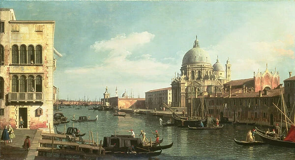 View of the Grand Canal: Santa Maria della Salute and the Dogana from Campo Santa Maria