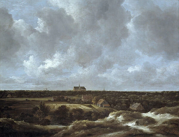 A View of Haarlem and Bleaching Fields, c. 1665-70 (oil on canvas)