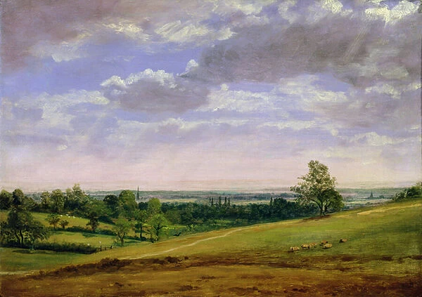 View from Highgate Hill (oil on canvas)