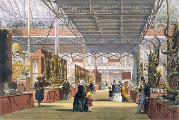 View of the India section of the Great Exhibition of 1851