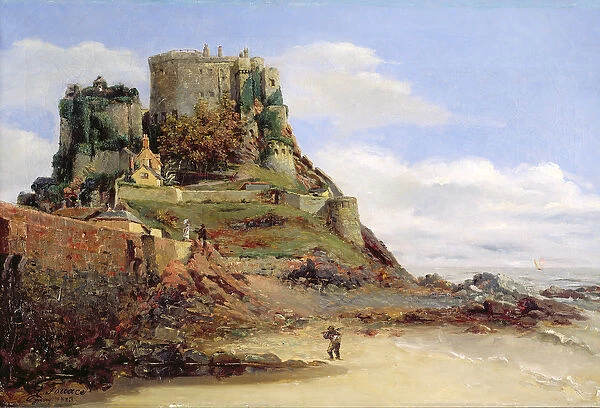View of Jersey, 1883 (oil on canvas)