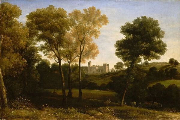 View of La Crescenza, 1648-50 (oil on canvas)