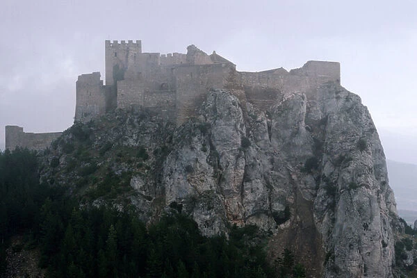 View of Loarre castle, built 11th-13th century (photo)