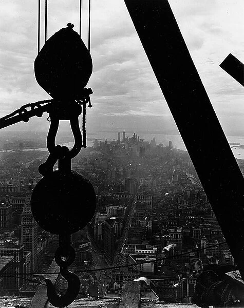 View of Lower Manhattan from the Empire State Building, 1931 (gelatin silver print)