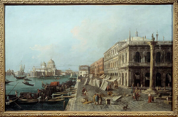 View of the mole in front of the Zecca in Venice in the 18th century