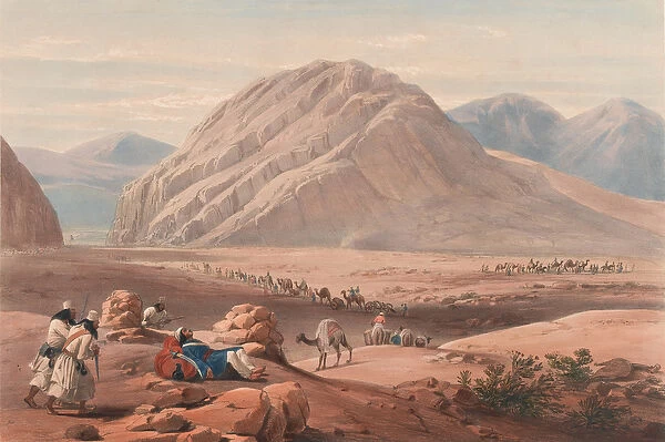View of the Mountain Baba-Naunee, c. 1839 (lithograph, tinted)