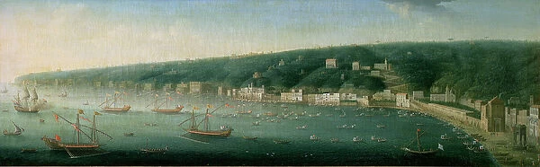 View of Naples from the east, 1730