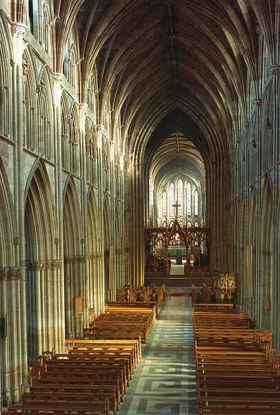 View of the Nave, built 1317-c. 1370 (photo)