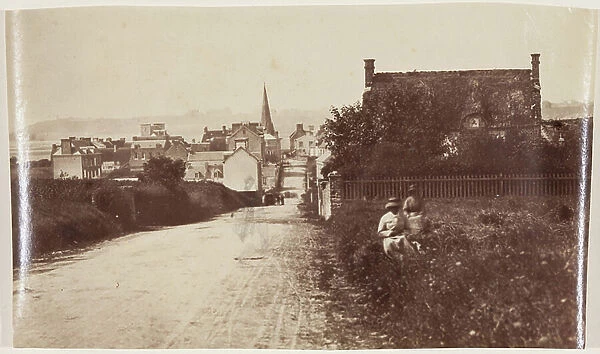 View of a Norman Town, c.1870 (albumen print from wax paper negative)