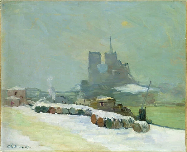 View of Notre Dame, 1894 (oil on canvas)